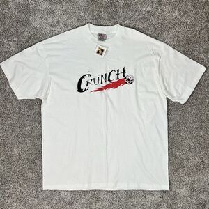 Vintage Deadstock Cleveland Crunch Graphic Spellout Soccer Tee Indoor Arena 90s